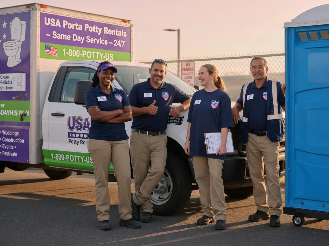 Porta Potty Rental company in Fredericksburg, VA